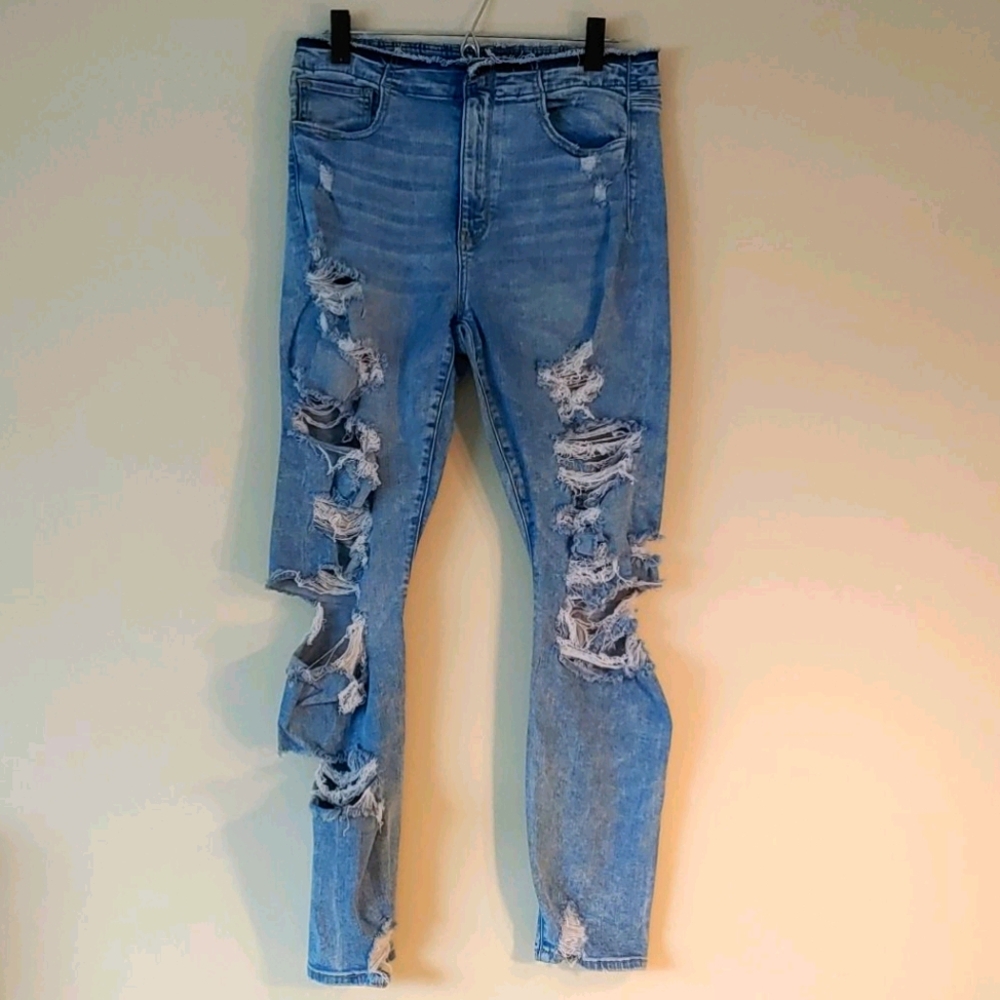 AEO Super High Rise Jeggings